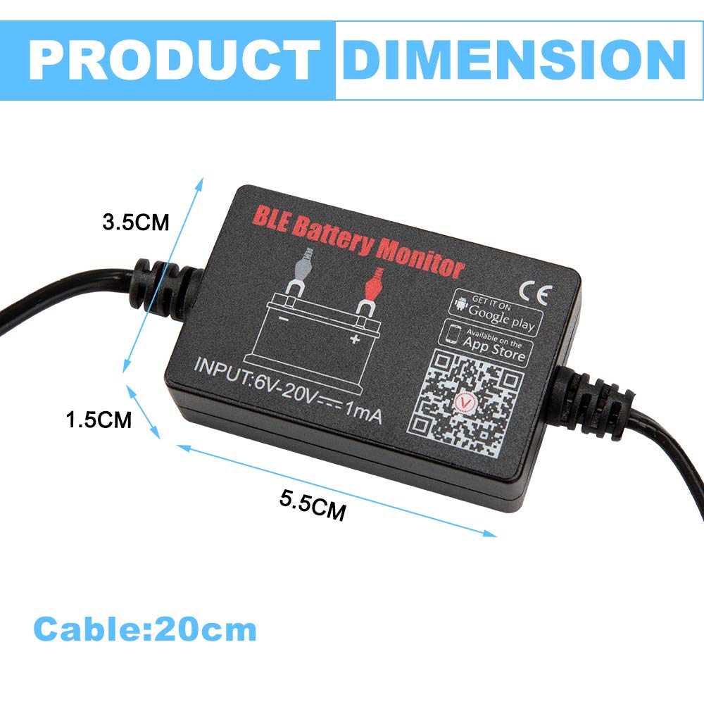 Bil  bm2 trådløs bluetooth bilbatteri tester 12v batteri belastning tester opladning batteri spænding diagnostisk analysator