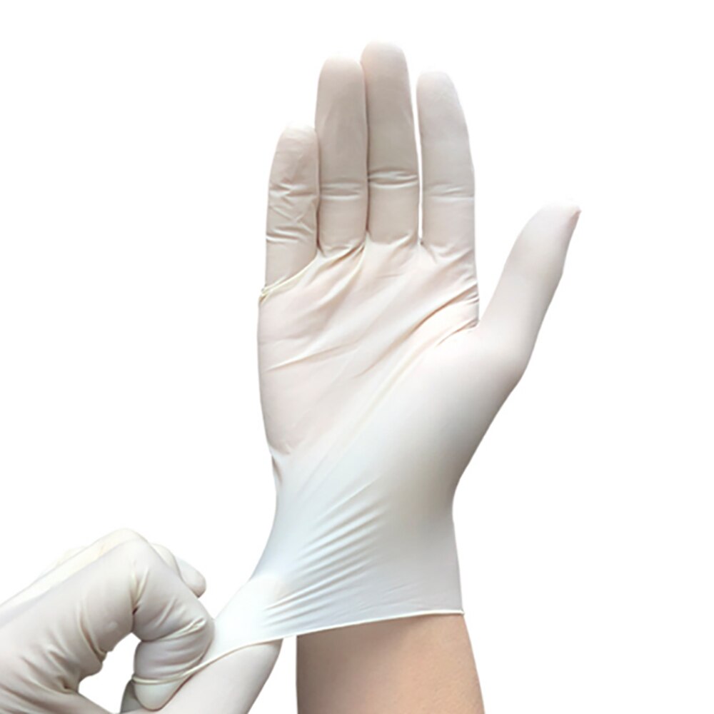 6pcs=3pairs Disposable rubber gloves Drawing gloves Disposable Latex gloves for painting Strong adjustable glove