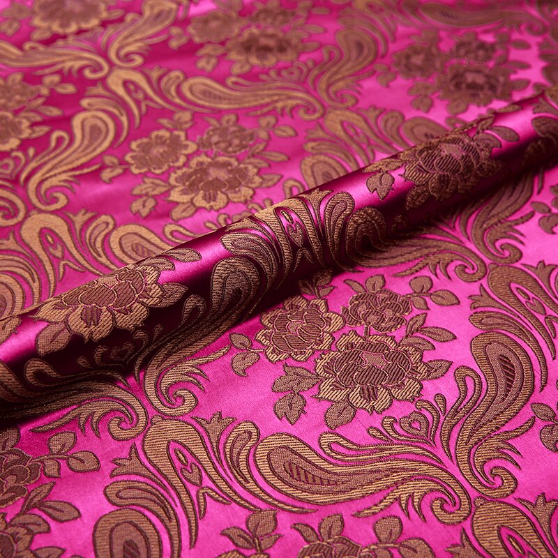 Sidentyg brokad jacquard klädsel för att sy cheongsam och kimono klänning av gör-det-själv-material: 4