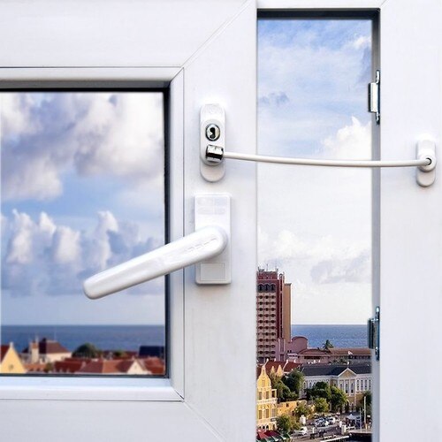 Penkid Verdrahtete Pvc Fenster Sicherheit sperren Weiß