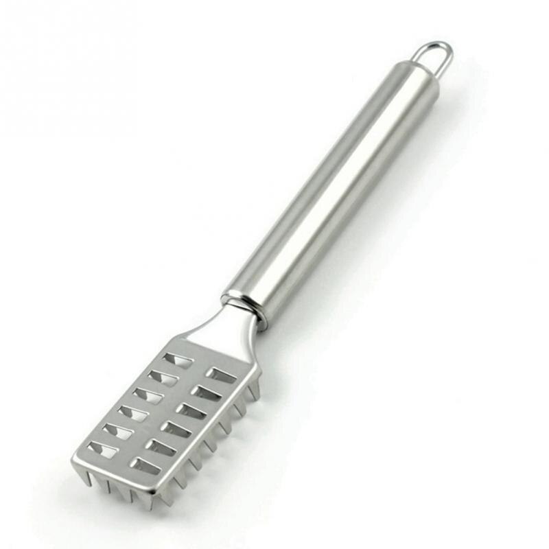 Stainless Steel fishs skin scale scraper cleaner peeler scaler remover cleaning brush cooking Seafood tools