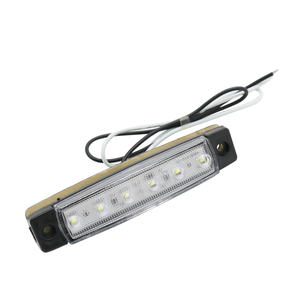 6 LED Auto Car Truck Trailer Side Marker Indicators Light Lamp 12v Super Bright Light Low Power Consumption Waterproof