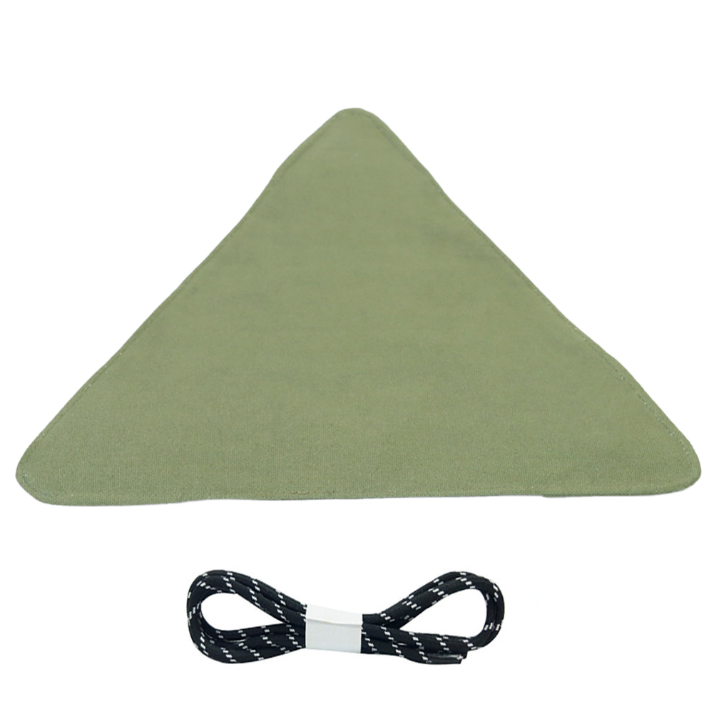 Chaise triangulaire en tissu, facile à transporter, étanche, faite à la main, facile à transporter, Stable, tabouret de plage, randonnée, Camping en plein air: green