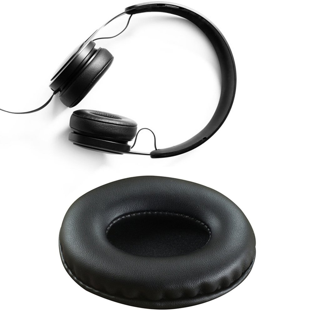 Ovale øretelefoner ørepude headset høreværn læder hovedtelefoncover ørepuder ørepuder ørekopper erstatningscover svampetui
