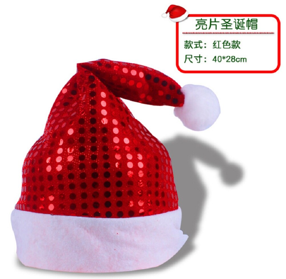 Christmas Hats 9 Types Santa Claus Hat Chrismas Xmas Adults Kids Unisex: E