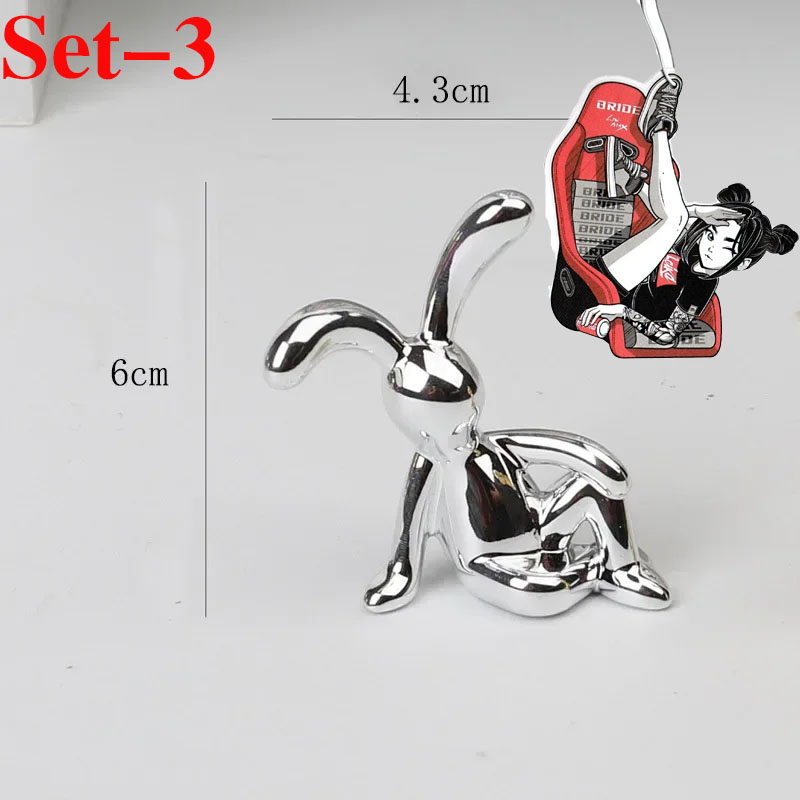 Auto-interieur Decoratie Cartoon Dier Middenconsole Decoratie Persoonlijkheid Kamer Eettafel Bureau Decoratie Interieur Decor: Roze