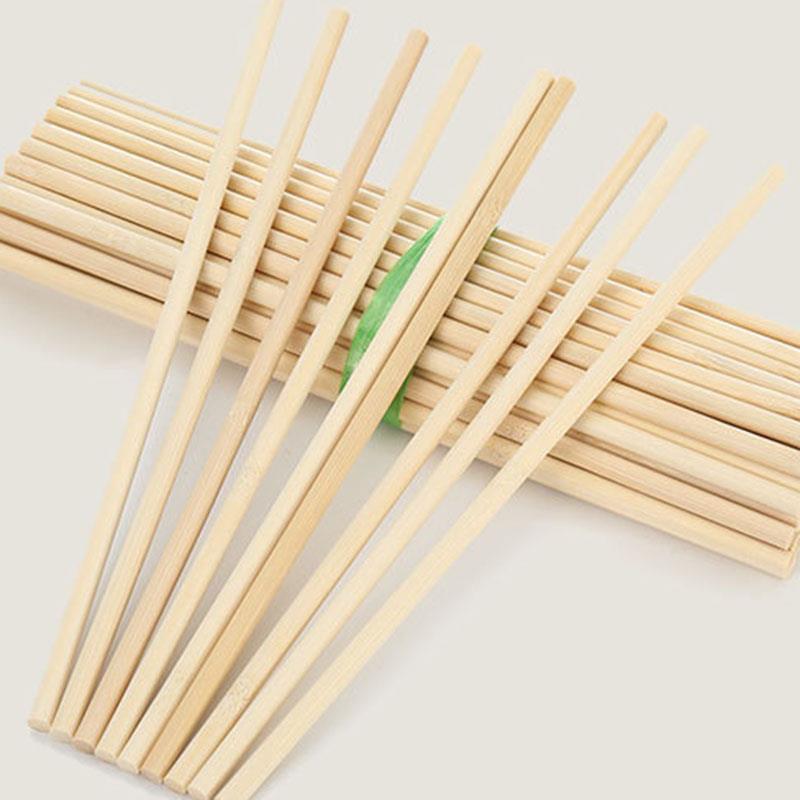Palos redondos de bambú de madera de 3-8mm, manualidades hechas a mano, Material de palitos de madera pequeños para suministros de carpintería