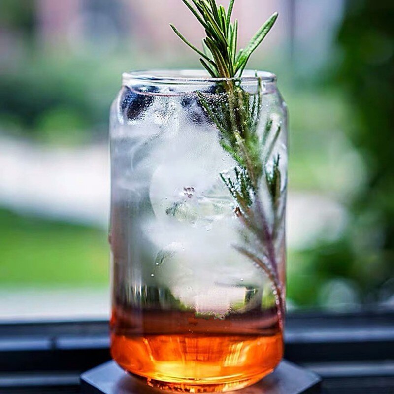 Stora ölglas ,20 oz burkformade ölglas formade, tumbler öl glas perfekt för alla drycker och alla tillfällen #8