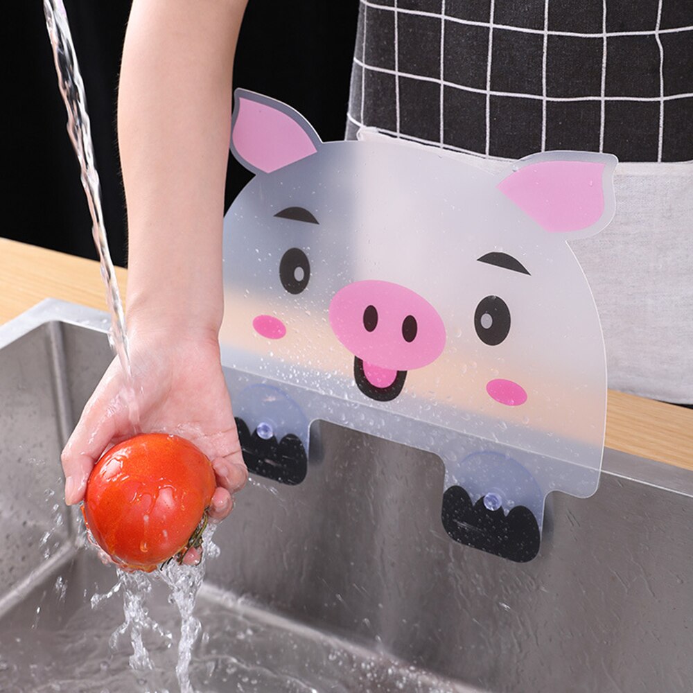 Leuke Water Splash Proof Water Zwembad Baffle Keuken Creatieve Cartoon Waterkerende Plaat Splash Olie Baffle