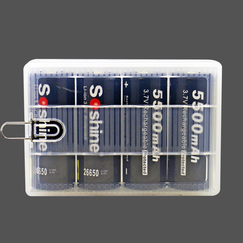 3 Stuks/partij Soshine 26650 Batterij Case Box Batterij Houder 26650 Batterij Case