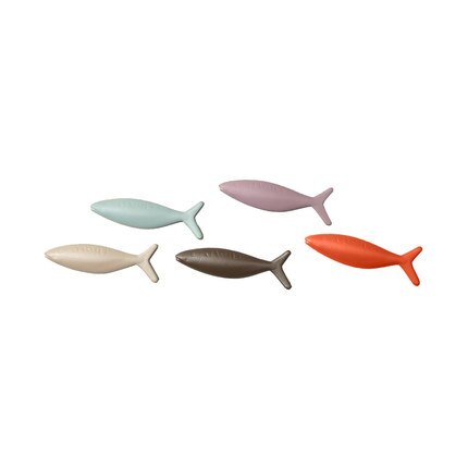 Magnetic 3D decorative wall sticker decorative fridge magnet writing board accessory: Colorful Fishes