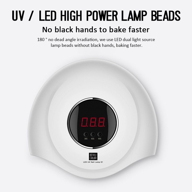 Lámpara UV de 36W/6W, lámpara LED para uñas, secador de uñas, luz solar para uñas de Gel de manicura, lámpara de secado para barniz de Gel, herramienta inteligente de sincronización para uñas