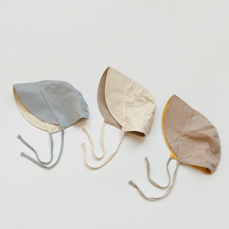 Cappello da sole a doppia faccia cappello da sole cappello da pescatore per bambini primavera estate per ragazze accessori per ragazzi cappellino per neonato per 5-18M