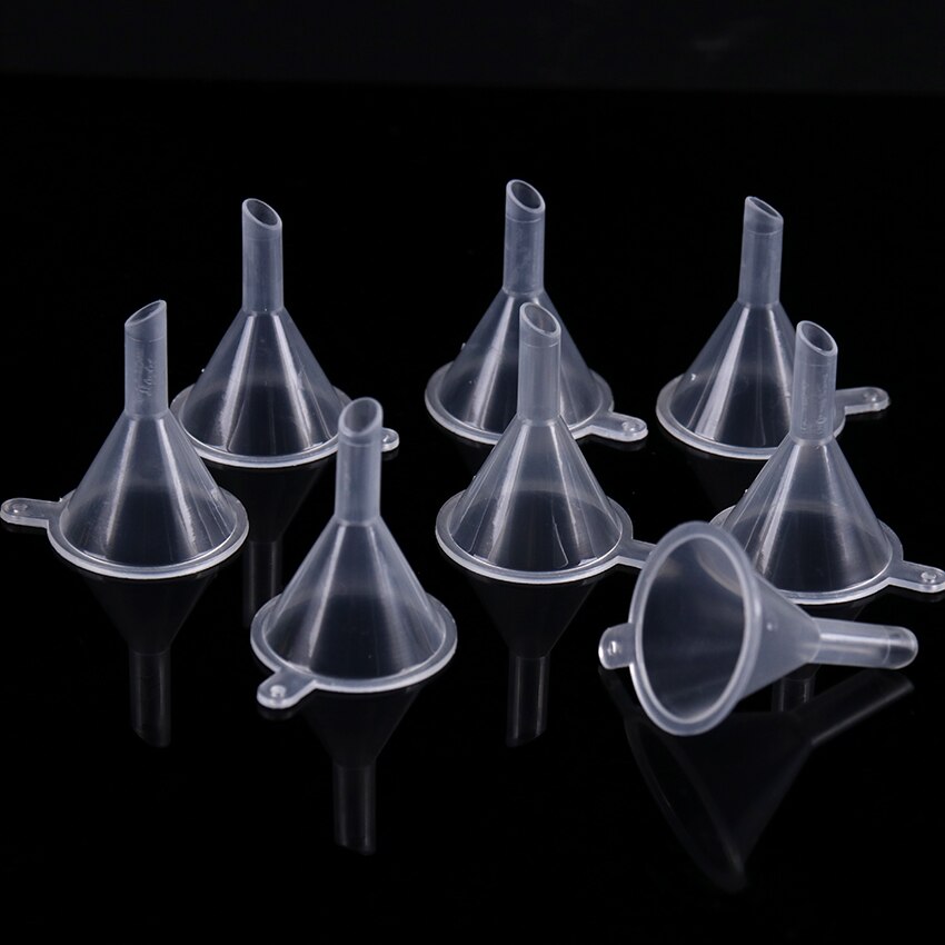 10pcs/6pcs Plastic bottle Funnels useful Kitchen Tools Liquid Essential Filling Funnel flask Funnel Small Bottle Packing Tool
