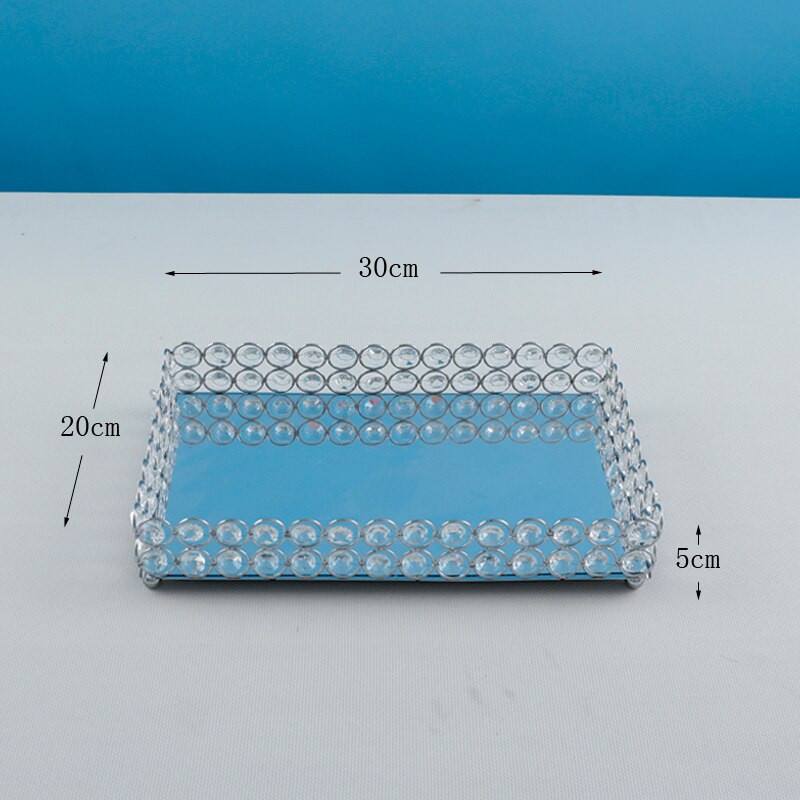 1pcs Silver color cake stand 2tier cupcake stand Fruits Desserts Dish Plates for Tea Birthday Party: NO4