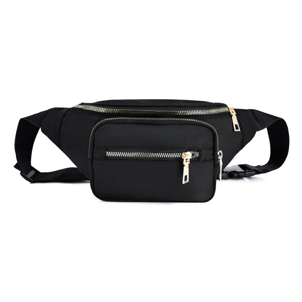 Oxford Tuch Taille Tasche Frauen fanny Reißverschluss Pack unisex Brust Beutel Sport Reise draussen Einfarbig Beliebte Täglichen Tasche
