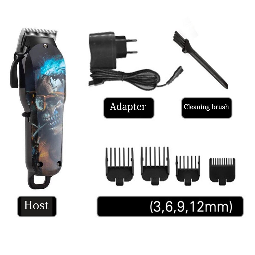 Electri Powerful Clipper Hair Mower Trimmer Beard Electric Shaver Haircut Hairstyle Cutting Motor Lithium Battery: Style-2