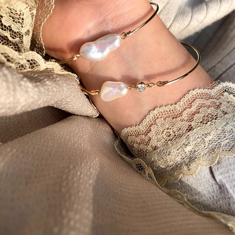 Mengjiqiao japanse handgemaakte zoetwaterparelarmband voor vrouwen, studenten, bedelarmbanden, armbanden, sieraden