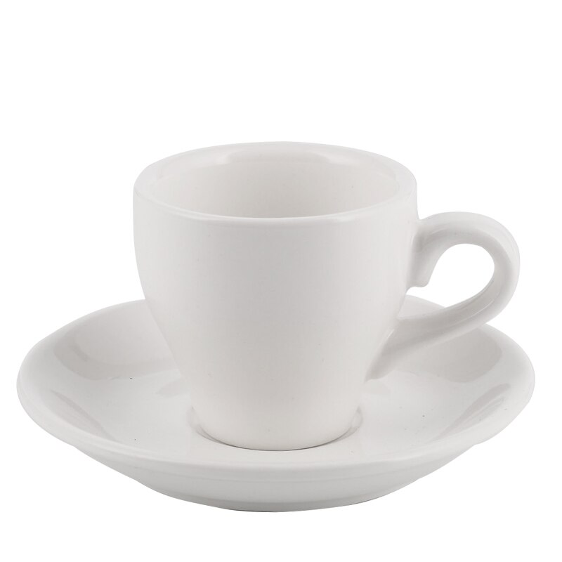 Klassiskt kaffekoncentratkoppset färgad keramisk espressokopp cappuccinokopp 300cc dragblomma koffie kopjes dessertkoppar: B