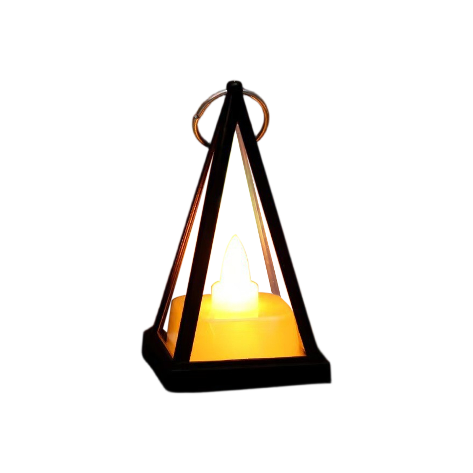 Halloween Christmas Candle Lamp - Electronic Candle LED Light Retro Pony- Lantern- Portable Bar Festival Atmosphere Lig: Coffee
