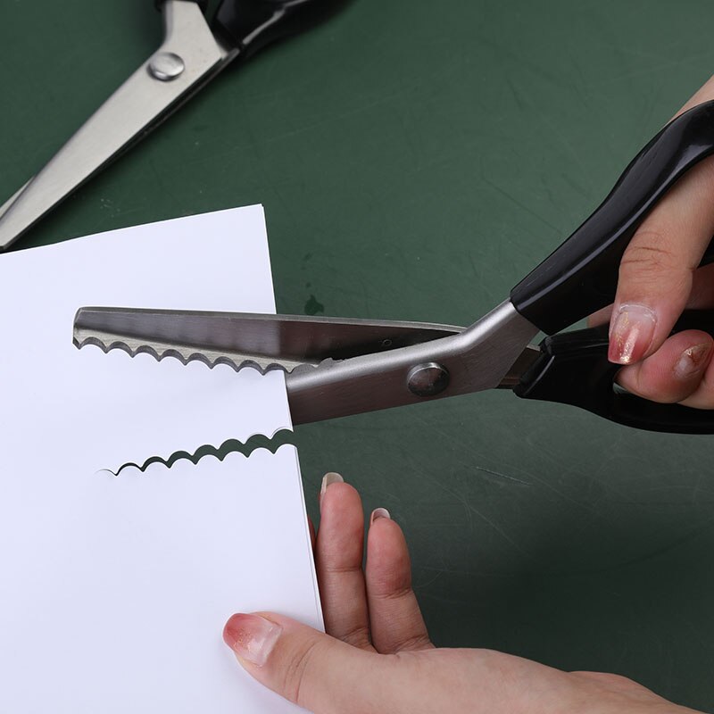 RORGETO-Tijeras de sastre de acero inoxidable para costura, herramienta de tapicería de cuero artesanal, tijeras para tela, 1 Uds.