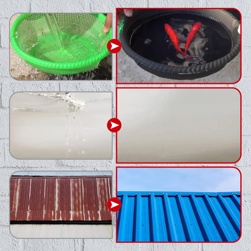 300g transparent vattentätt tätningsmedel för ytterväggar läckagesäker beläggning badrumsgolv spricktätning mögelfri