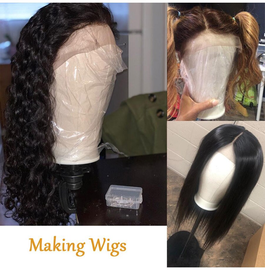 Alileader pas cher toile tête pour affichage de magasin faisant des perruques perruque support avec tête tête de Mannequin tête de coiffure