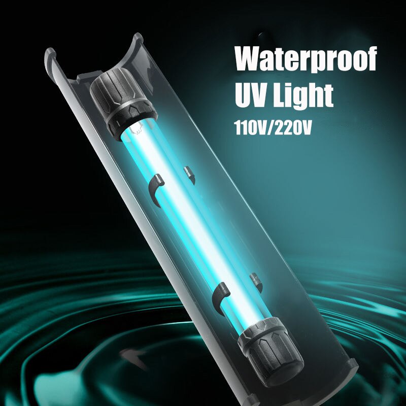 Stérilisateur à lampe UV étanche, filtre Submersible à lumière ultraviolette, nettoyeur d&#39;eau pour Aquarium 5/7/9/11/13W