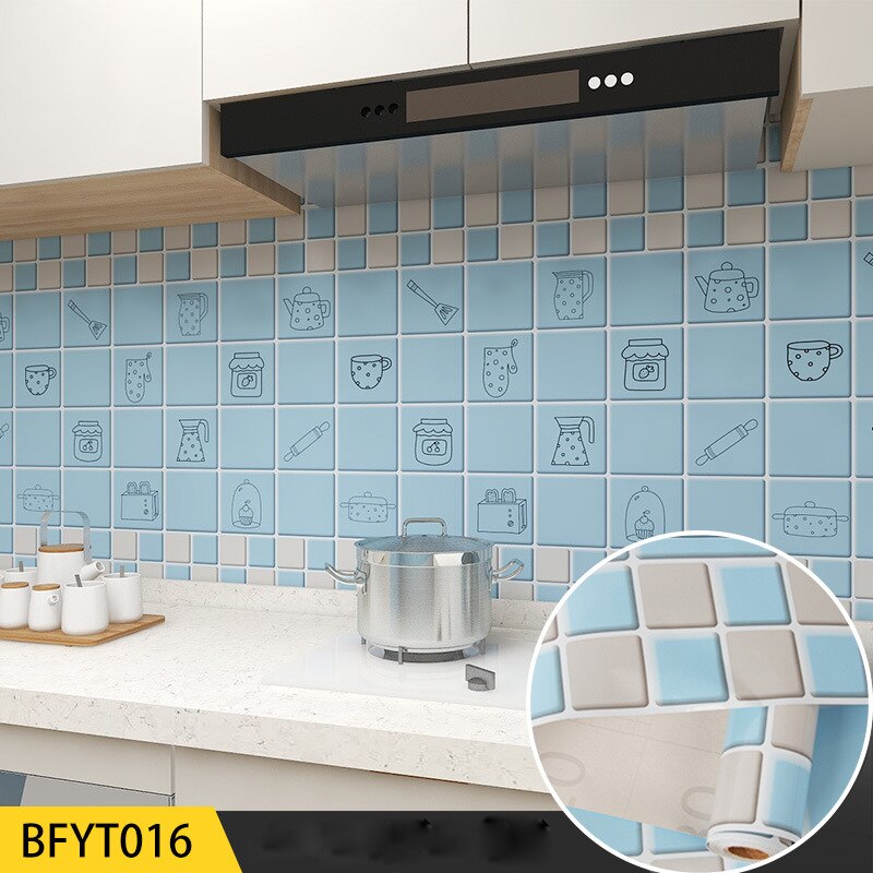 Multi Kitchen olejoodporne naklejki wodoodporne folia aluminiowa szafka kuchenna szafka samoprzylepna naklejka na ścianę tapety zrób to sam