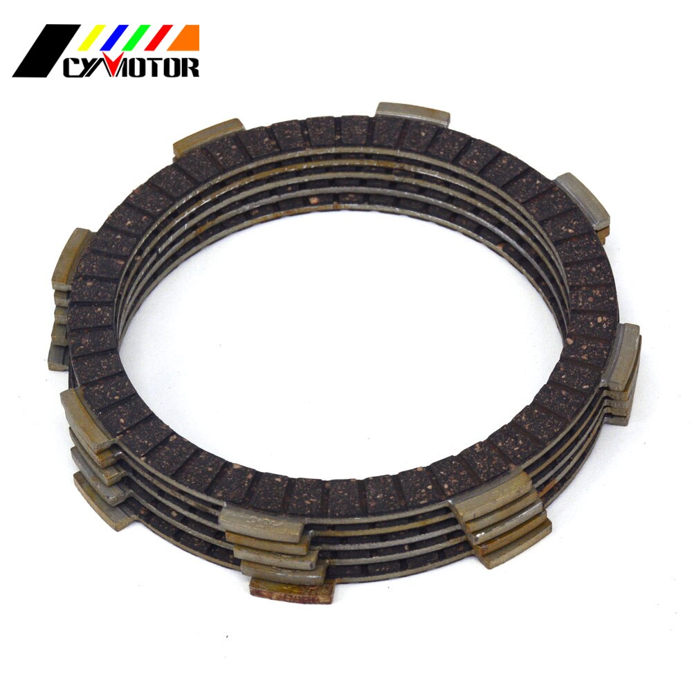 Placas de fricción de embrague de motocicleta, juego de discos para HONDA CR CG CB CBR XL CRF ATC CM DF TLR TR TRX XR 80 85 110 125 150 185-250, 5 uds.
