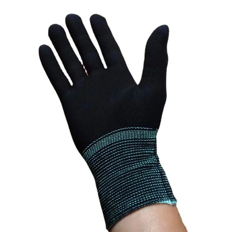 2 pares de guantes antiestáticos antideslizantes para PC, ordenador, reparación de teléfono, guantes de trabajo electrónicos de punto: 1
