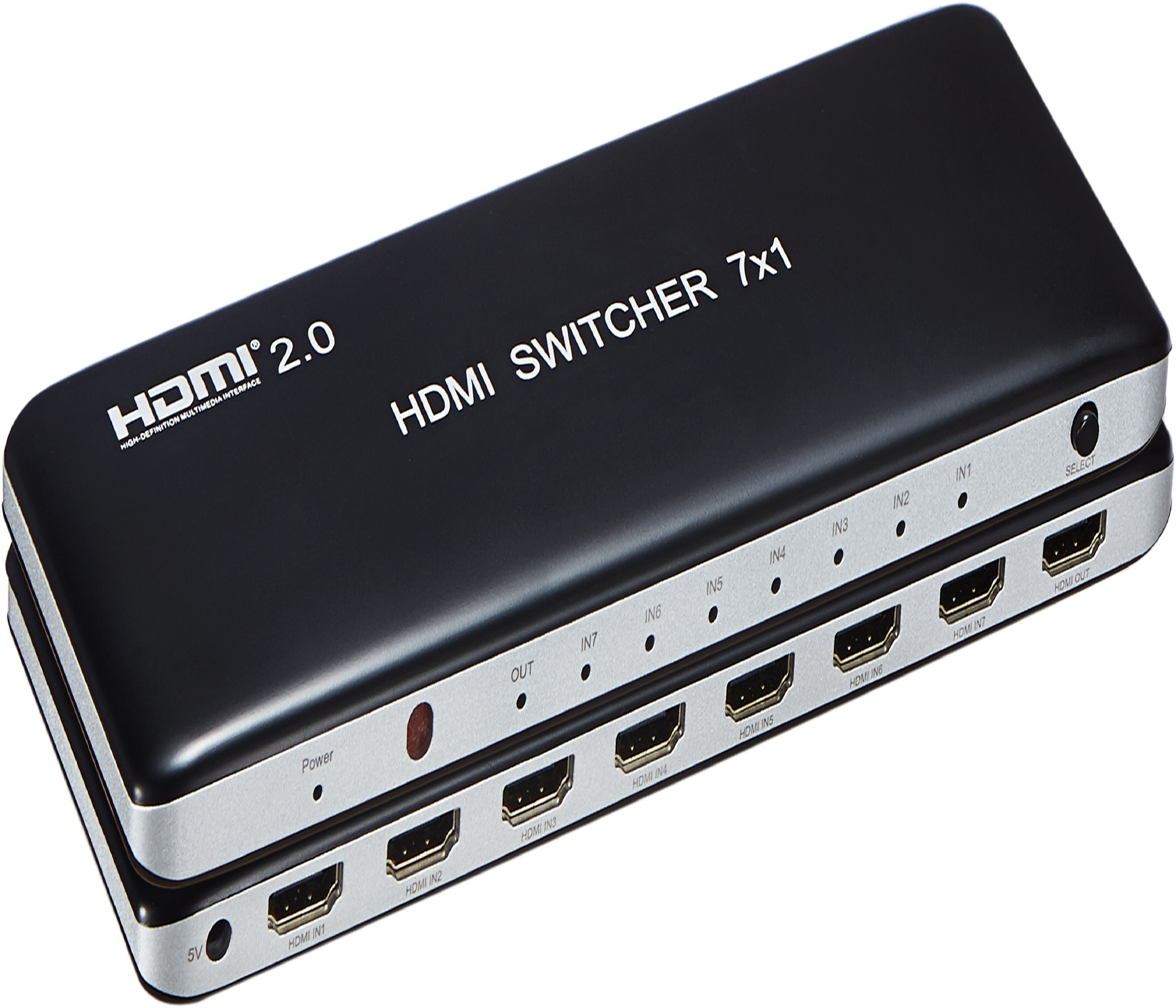 V2.0 Hdmi Switcher 7X1 Met Ir Afstandsbediening 4K X 2K @ 60Hz Plastic