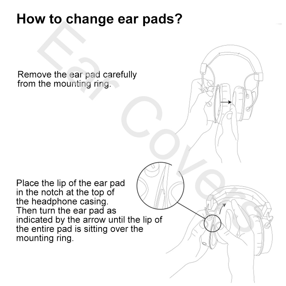 Ear Covers For Grado Earpads SR80 SR80i SR60i SR60 Headphone Replacement Earpads