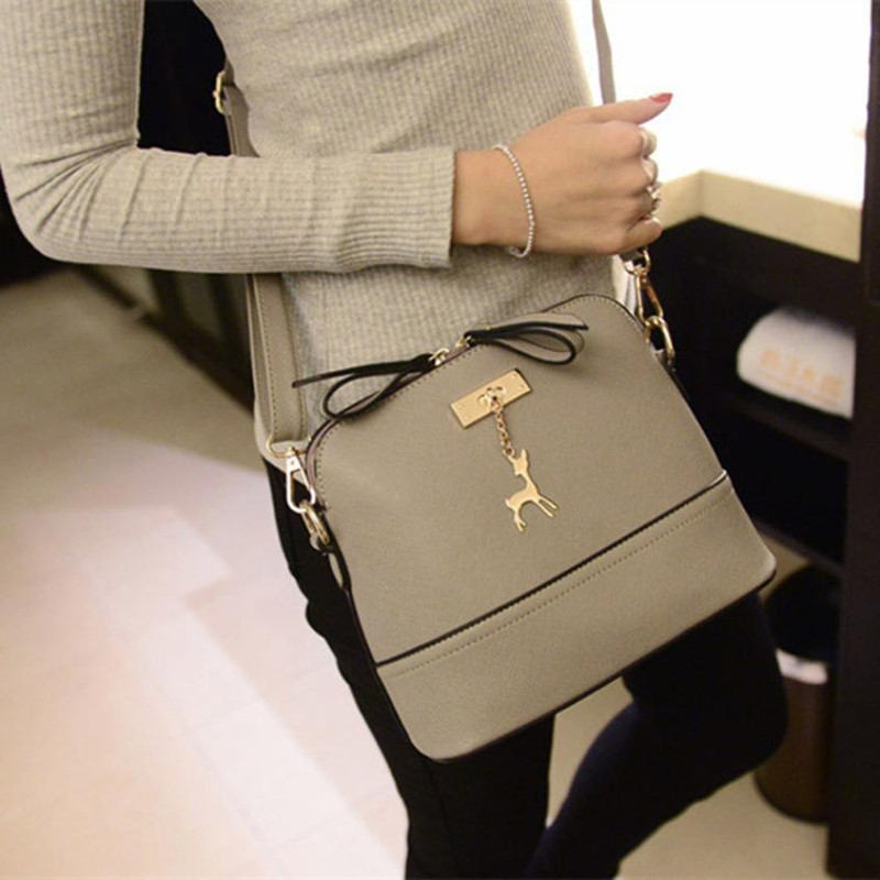 Women Messenger Bags Vintage Small Shell Leather Handbag Casual Bag Handbag Women Bags Handbags Women Famous Brands