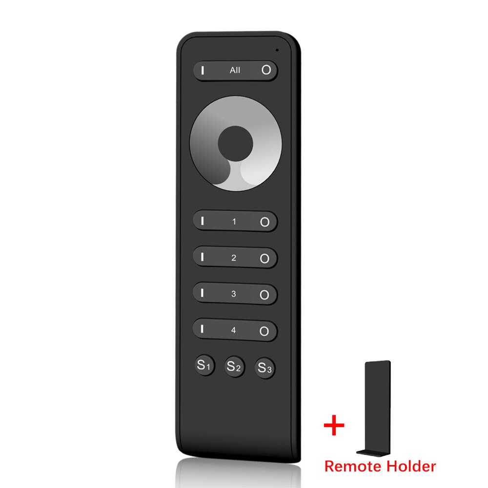 Led dimmer 12v 5v 24v 36v pwm trådlös rf led dimmer strömbrytare med 2.4g 4- zon fjärrkontroll för enfärgad led remsa: Endast lsd -rs1
