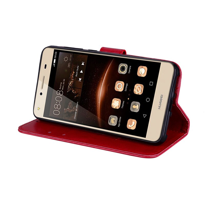 3d- blommigt läderfodral för huawei honor 5a 5 a lyo -l21 fodral plånboksfodral för huawei  y5 ii cun -u29 cun -l21 korthållarefodral