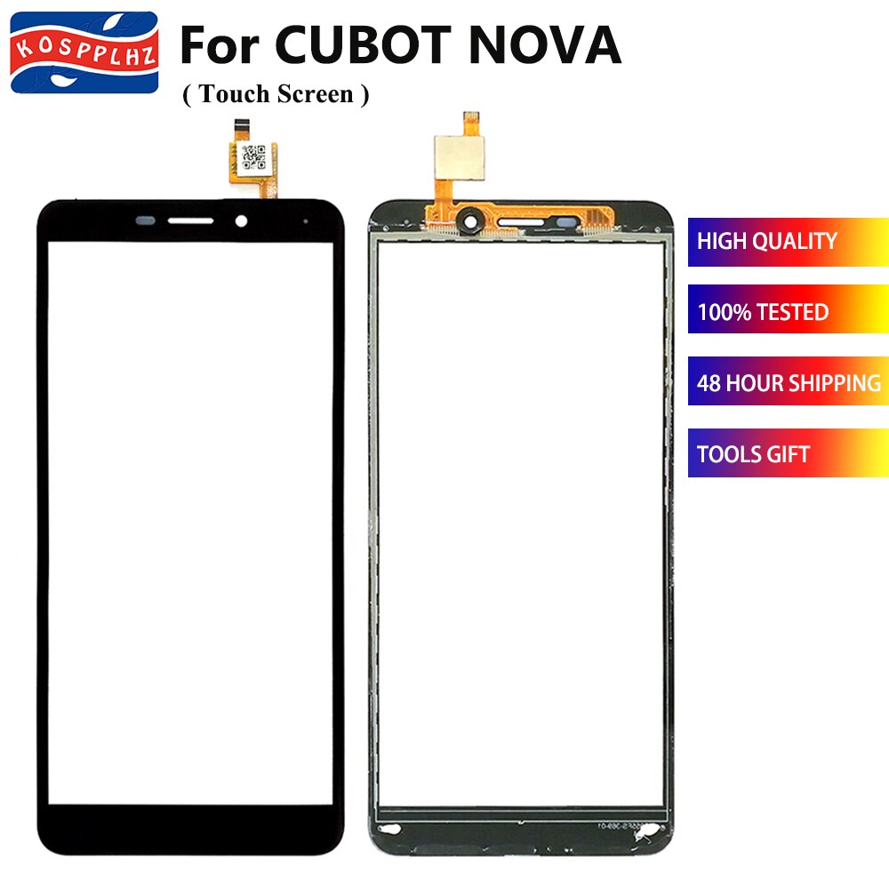 Outer Glas Voor Cubot Nova Touch Screen Touchscreen Panel Digitizer Sensor 5.5 "Voor Cubot Nova Mobiele Telefoon Perfecte Reparatie deel