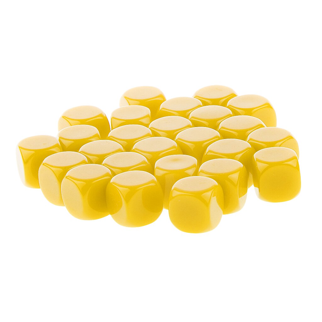 Conjunto de dados de 6 lados, 25 peças, d6, d &amp; d, trpg, jogo de personagem, jogos de festa, cubos de contagem