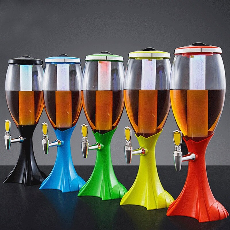 OBR 1.5L Beverage Dispenser Cold Wine Beer Juice Beer Pourer Party Buffets Drinks Serving Growlers Container Bar Accessories