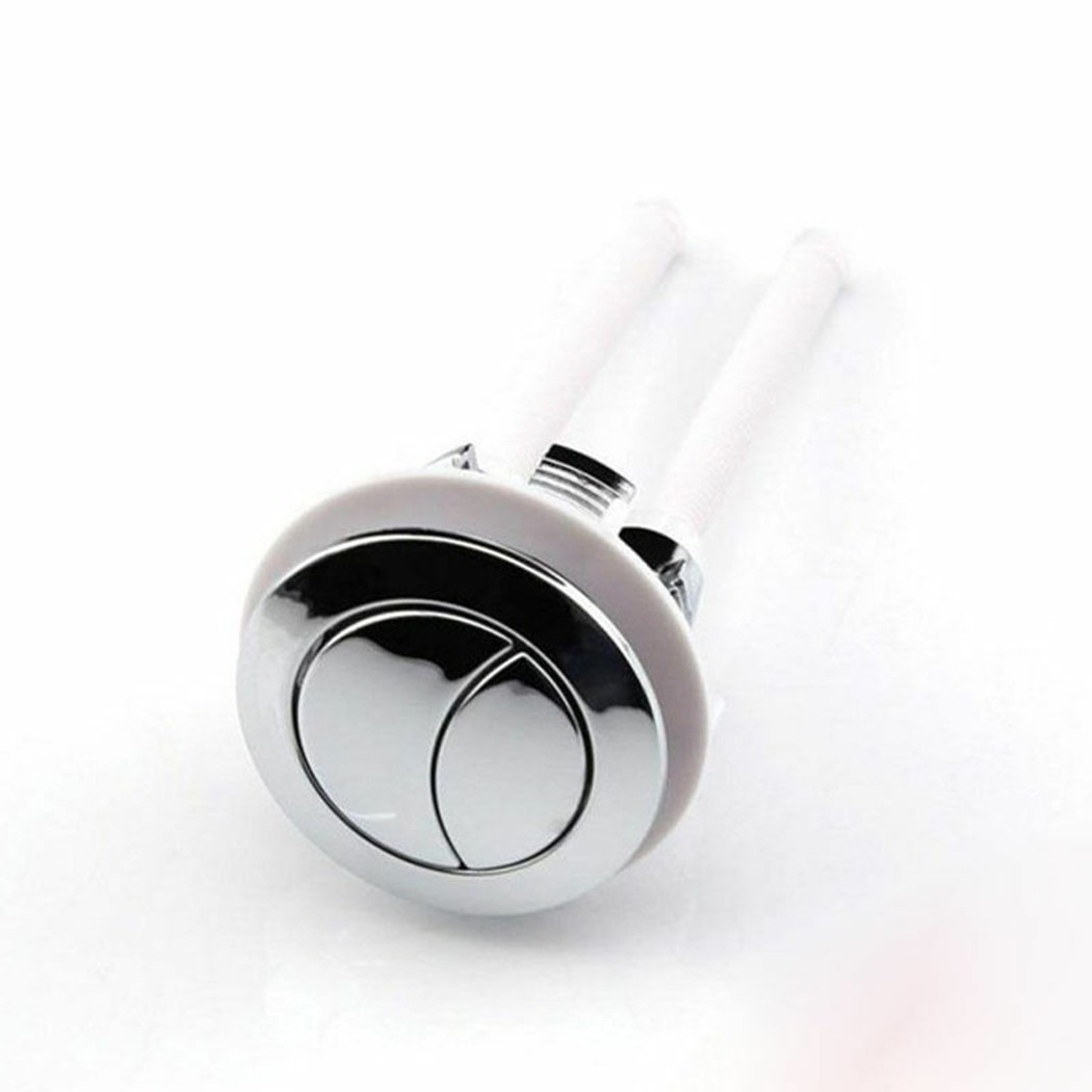 Válvula redonda para tanque de inodoro, pulsador redondo de doble prensa, interruptor de empuje, accesorios de varilla de ahorro de agua, doble descarga de 38mm