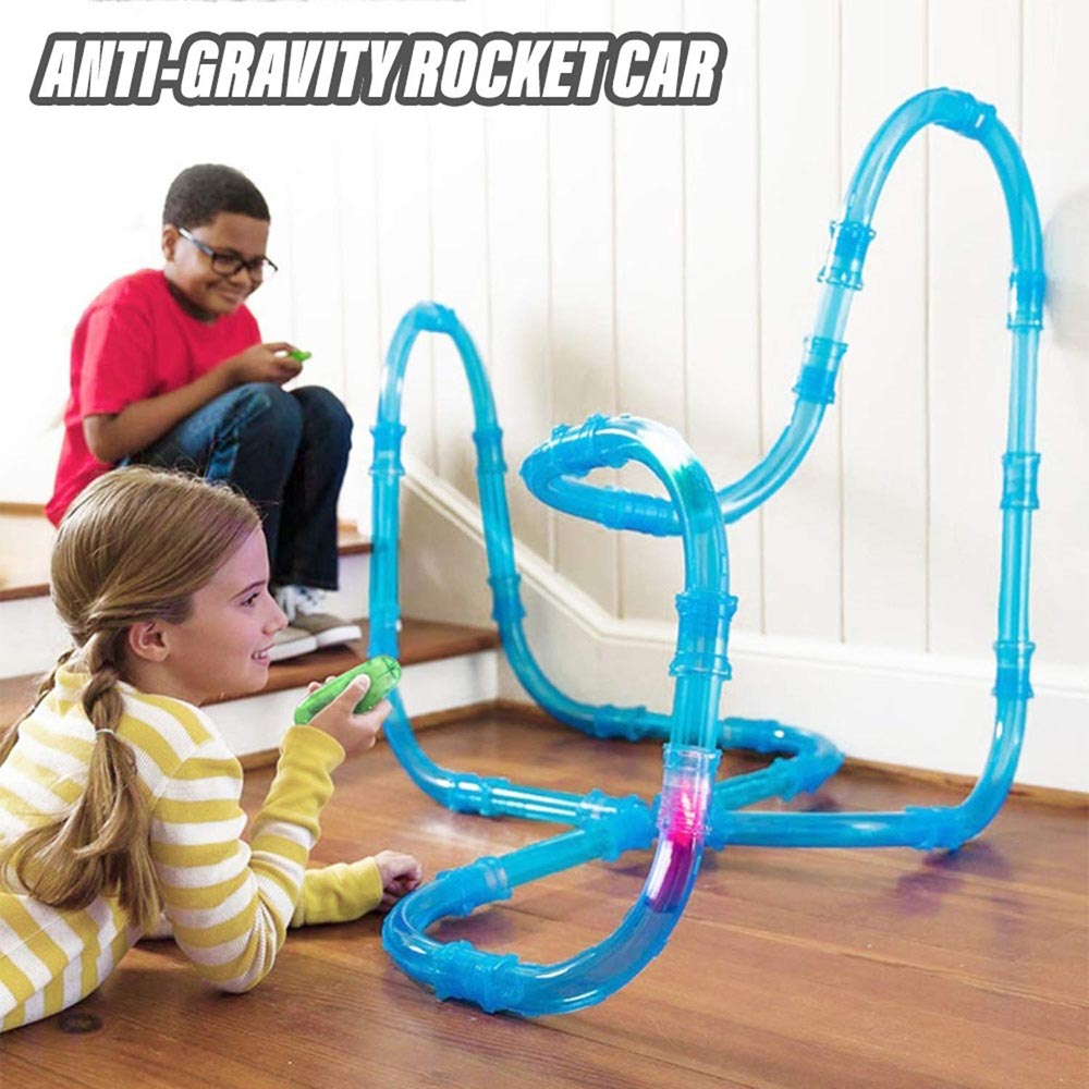 Speelgoed Afstandsbediening Anti Zwaartekracht Raket Auto Buisvormige Racing Speed Leidingen Track