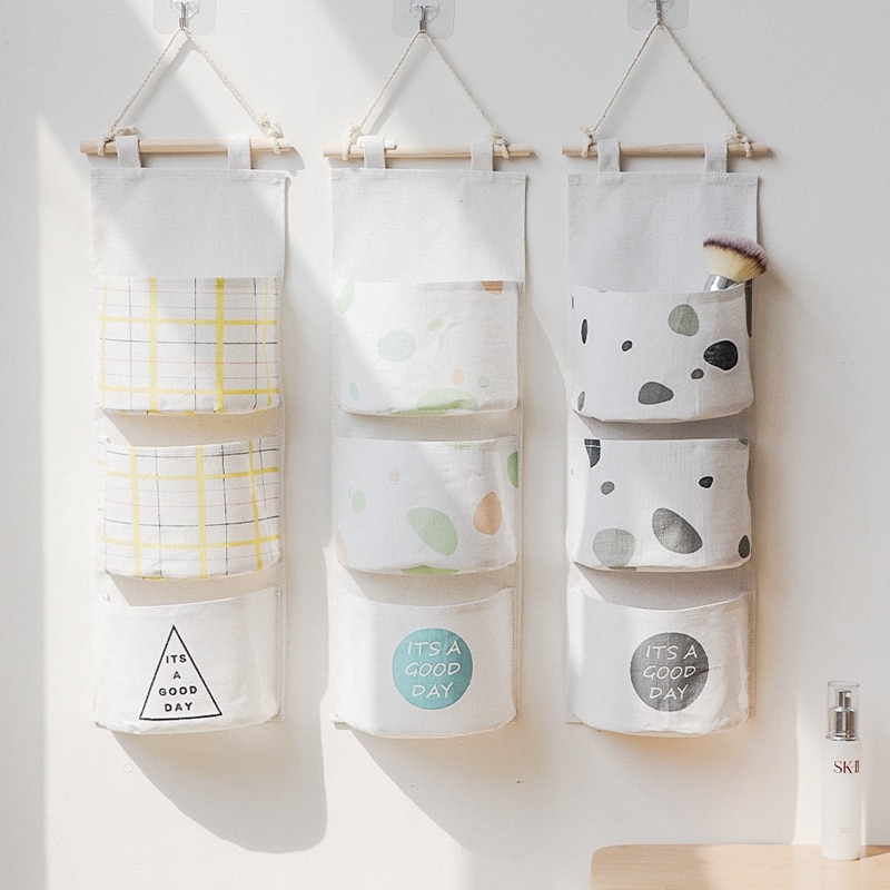 3-Zakken Kledingkast Opknoping Tas 2022 Badkamer Cosmetica Organizer Muur Opknoping Diversen Opbergzakken Pouch
