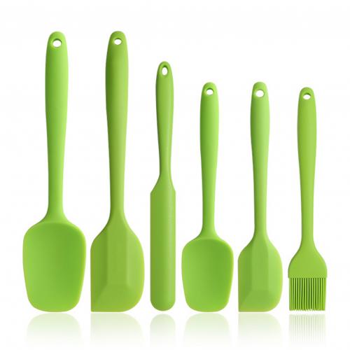 6 stuks siliconen boter spatel crème taart schraper keuken kerst bakken tool keuken accessoires gadget принадлежности: Groente