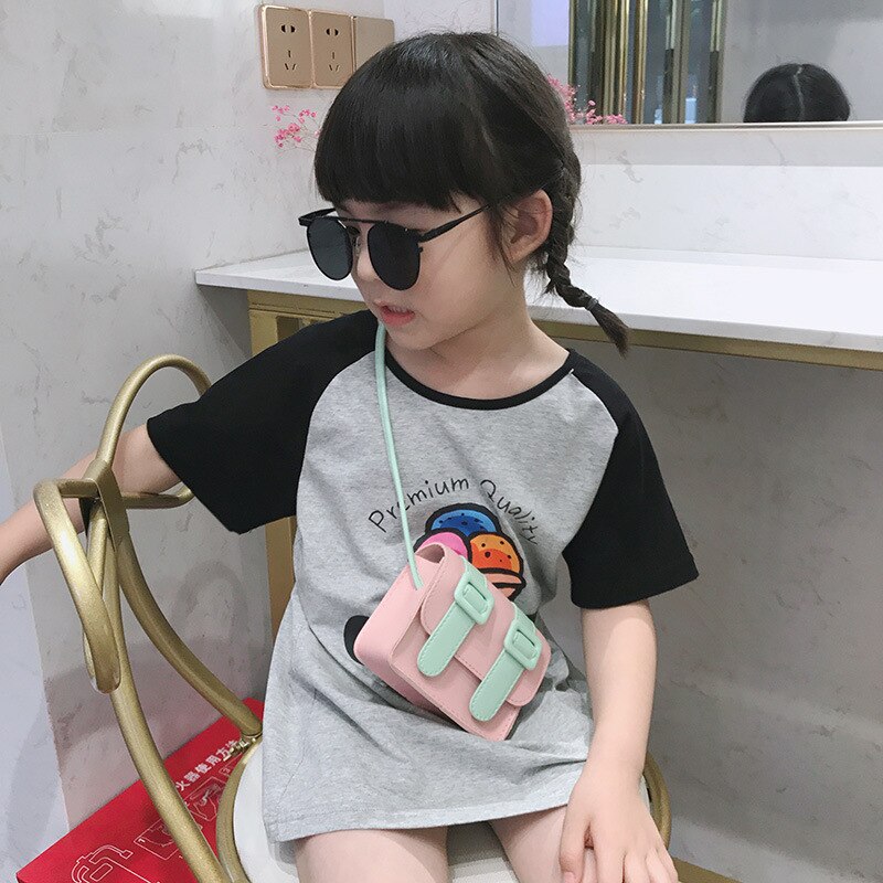Korean Kids Mini Bag Purses Cute Little Girl Small Coin Wallet Pouch Bag Kawaii Toddler Girls Party Change Purse