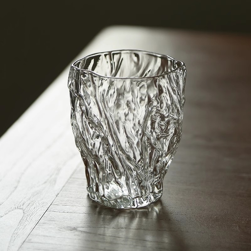 Japanse Onregelmatige Plooien Drinkglas Whisky Tumbler Whisky Glazen Boomstronk Bark Minderheid Creatieve Wijn Cup Theekopje