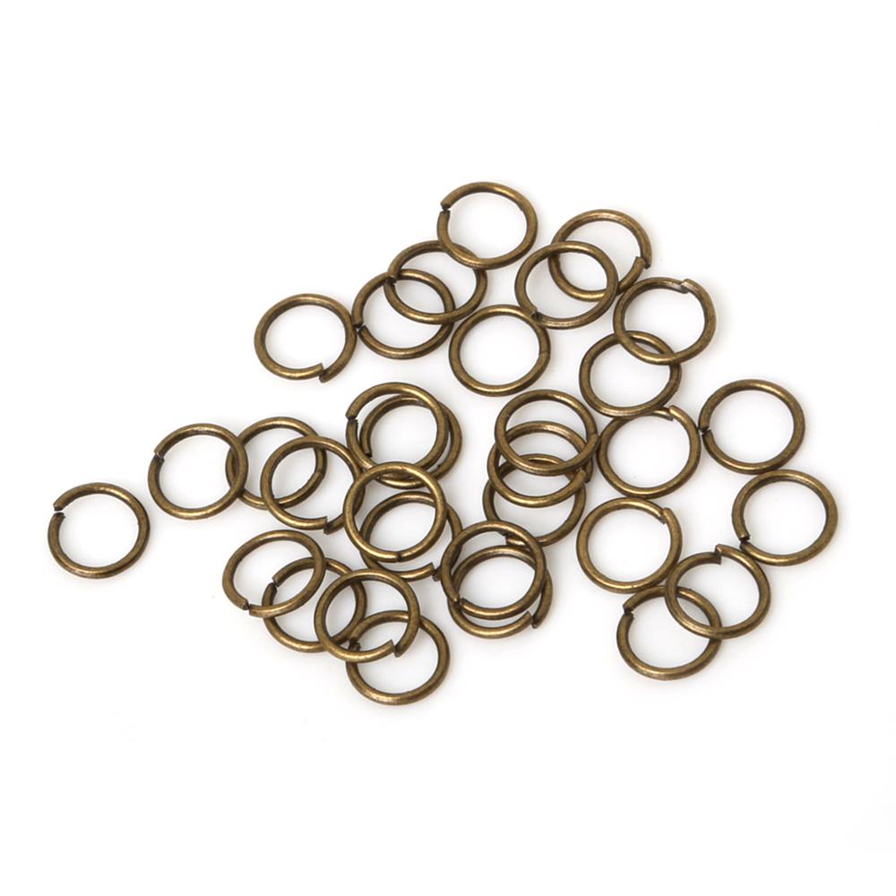 3 4 5 6 7 8 10 mm Gold Silver Color Open Jump Rings Split Rings Connectors For DIY Jewelry Making Bracelet Findings