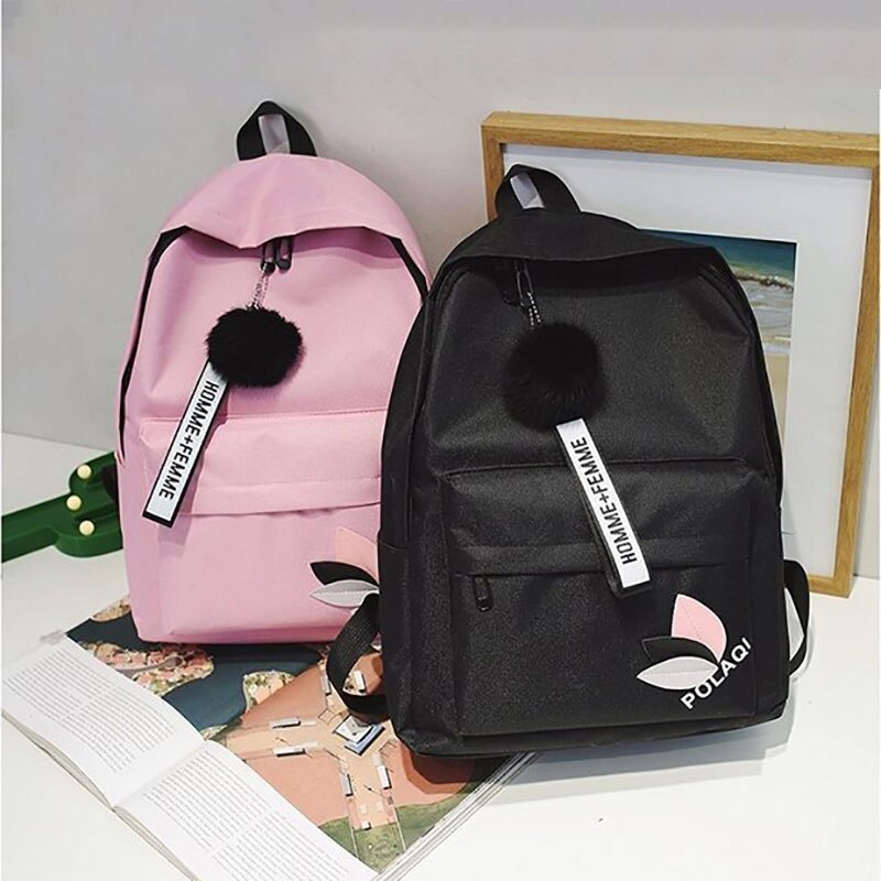 Mode Canvas Rugzak 19Inch Vrouwelijke Schooltas Student Boekentas Meisjes Leuke Reizen Rugzak Schoudertas