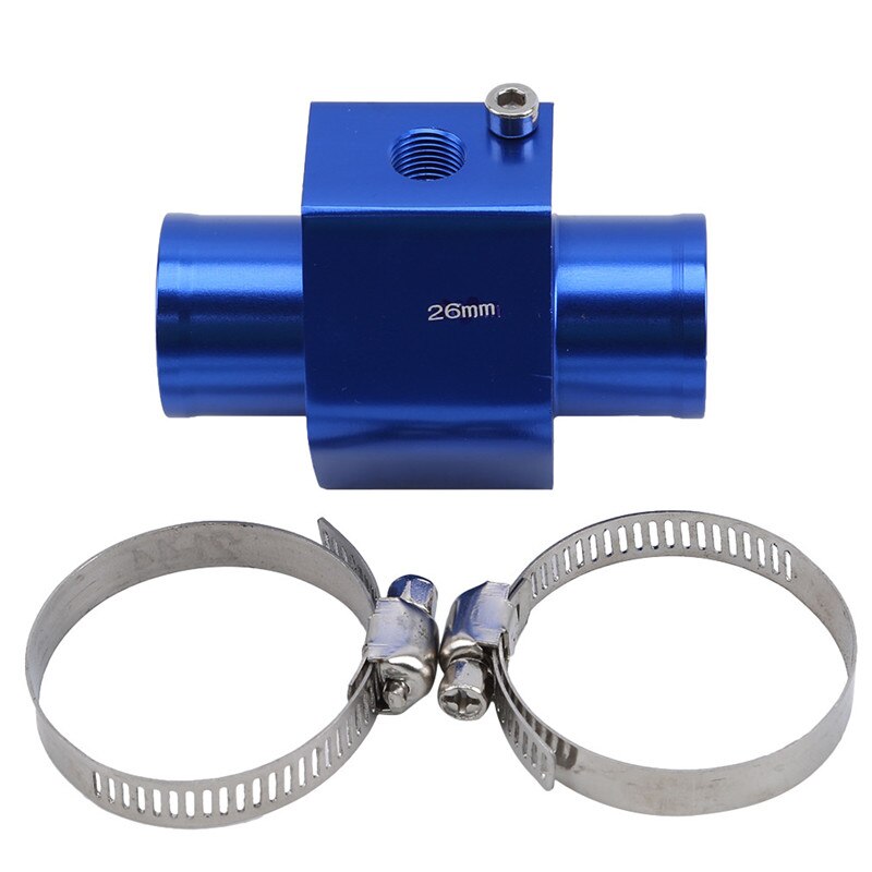 Racing Blue Water Coolant Temperature Sensor Water Temp Gauge Adapter 26MM 28MM 30MM 32MM 34MM 36MM 38MM 40MM Instrument: 26MM