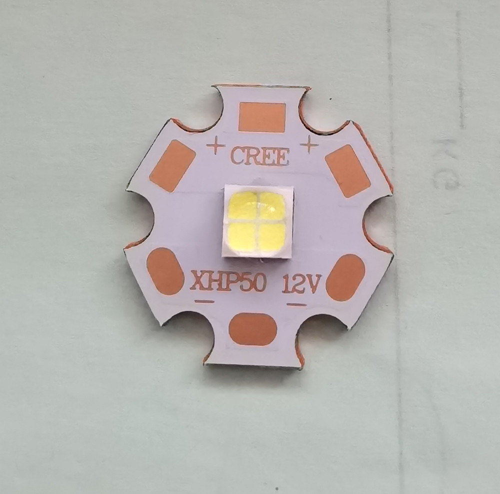 1-10 sztuk chiny XHP50 wymienić CREE XHP50 LED koraliki zimne Whtie 6500k neutralny biały 4500K LED emiter 6V 12V on16MM 20MM z miedzi z PCB