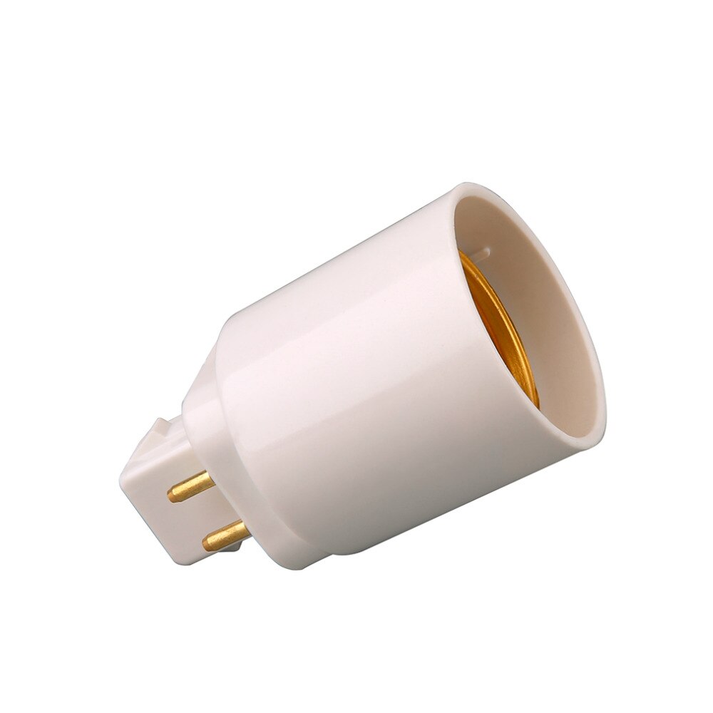 LED Light Lamp Adapter GX24Q to E27 Bulb Holder Socket Converter 4 Pin Screw-based Lamp Extender Base Socket